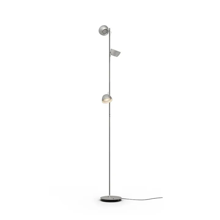 Baltensweiler Irio S Aluminium – gulvlampe — produktfoto