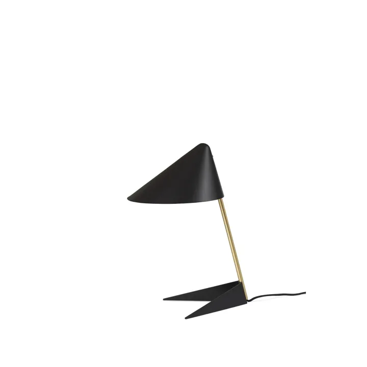 Warm Nordic Ambience Sort Noir/ Messing – bordlampe — produktfoto