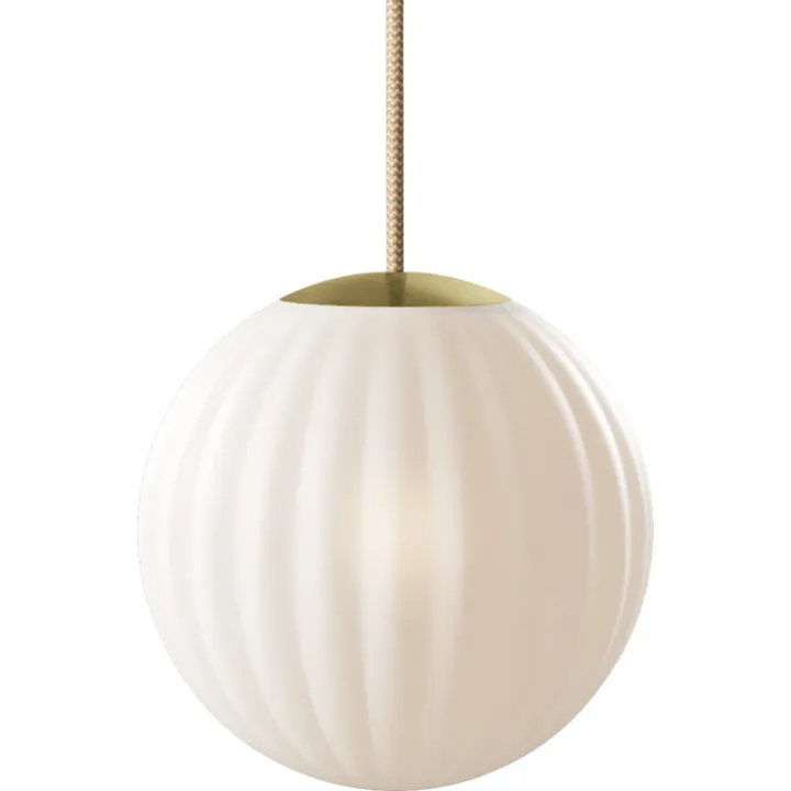 Nordic Tales Bright Modeco , creme ledning, Ø20 cm – pendel — produktfoto