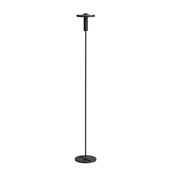 Tonone Beads Uplight Smokey Black – gulvlampe — produktfoto