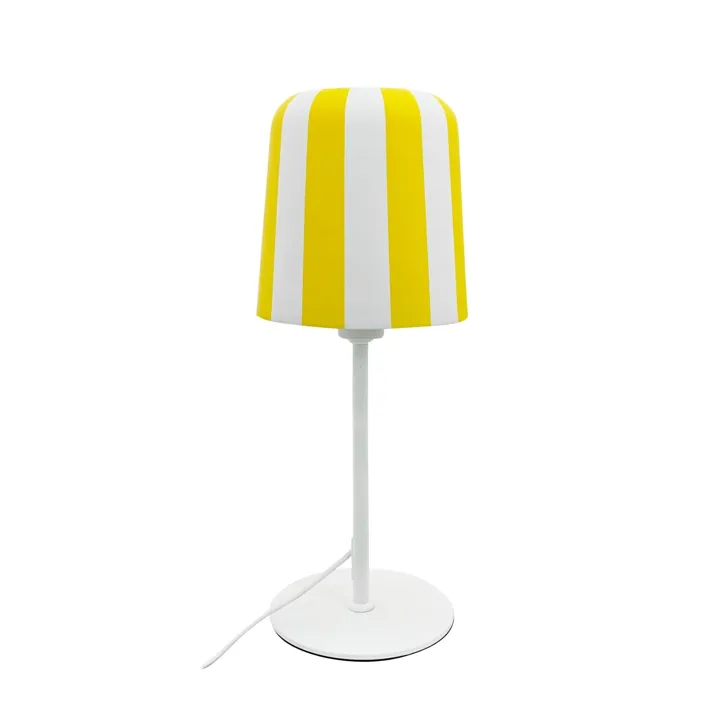 Dyberg Larsen Gry Gul/Hvid – bordlampe — produktfoto