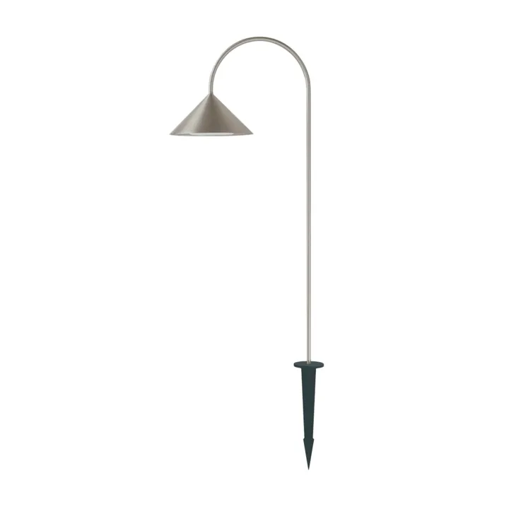Frandsen Grasp Med Spyd Børstet Rustfrit Stål – udendørslampe — produktfoto