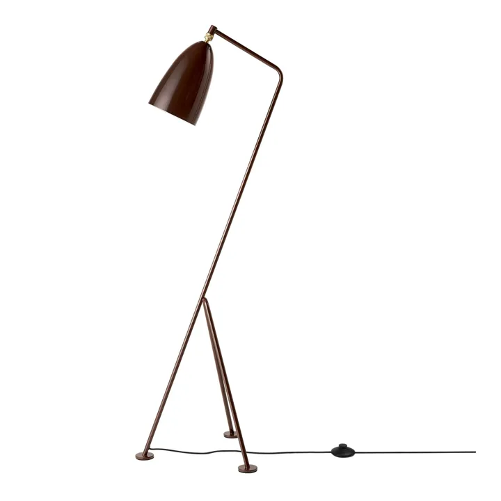 GUBI Grossman Collection Gräshoppa Blank Valnødde Brun – gulvlampe — produktfoto