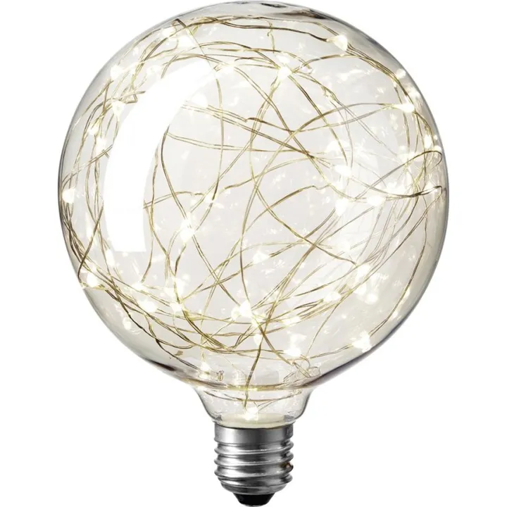 Nielsen Light Clara E27 globepære, 2500K, 1W, Ø12,5 cm – pære — produktfoto