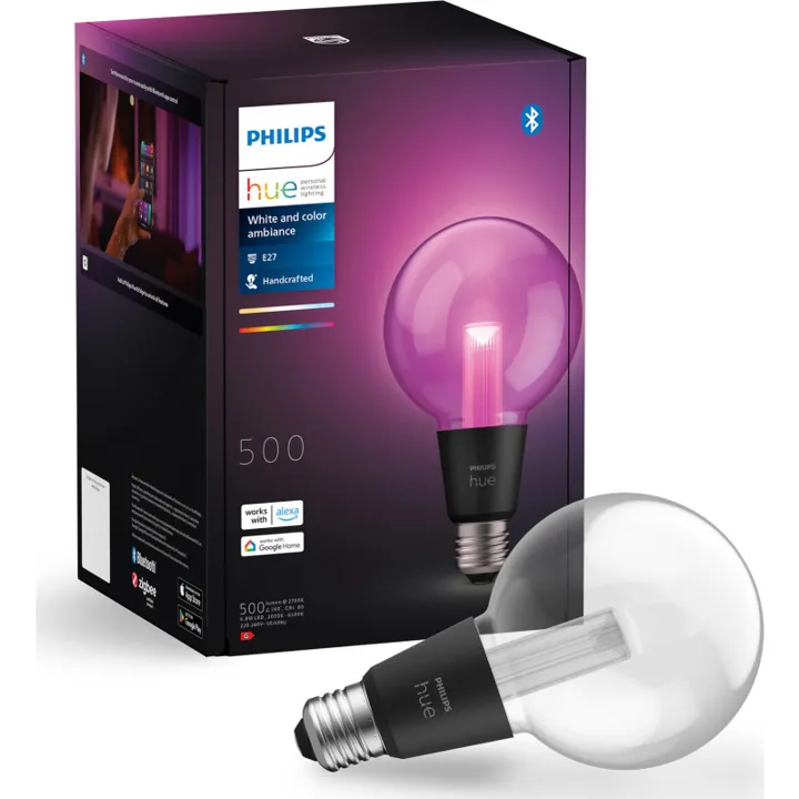 Philips Hue Lightguide pærer, G96, E27 – pære — produktfoto