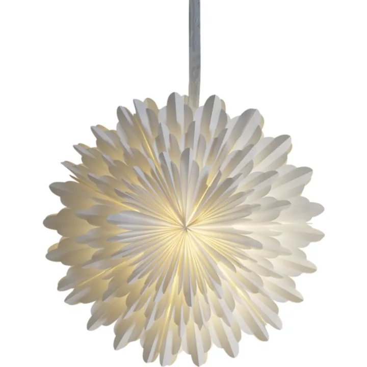 Star Trading 4 stk Star Trading Snow julestjerne med lys, 50 cm, hvid – dekorationslys — produktfoto