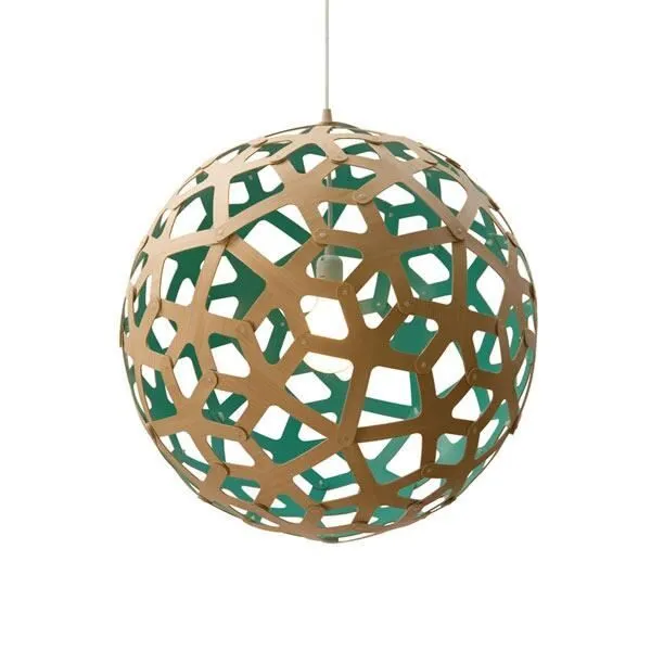 David Trubridge Coral Ø60 Aqua – pendel — produktfoto