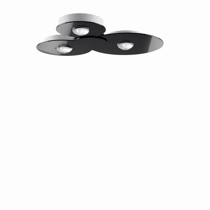 Lodes Bugia Triple 2700K Sort – loftlampe — produktfoto