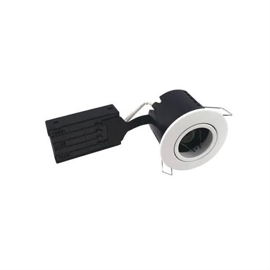 Indbygningsspot / downlight - quick install, mat hvid – indbygningsspot — produktfoto