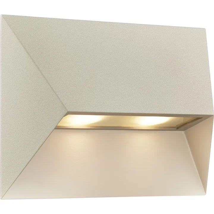 Nordlux Pontio udendørs , beige, 27 cm – udendørs væglampe — produktfoto