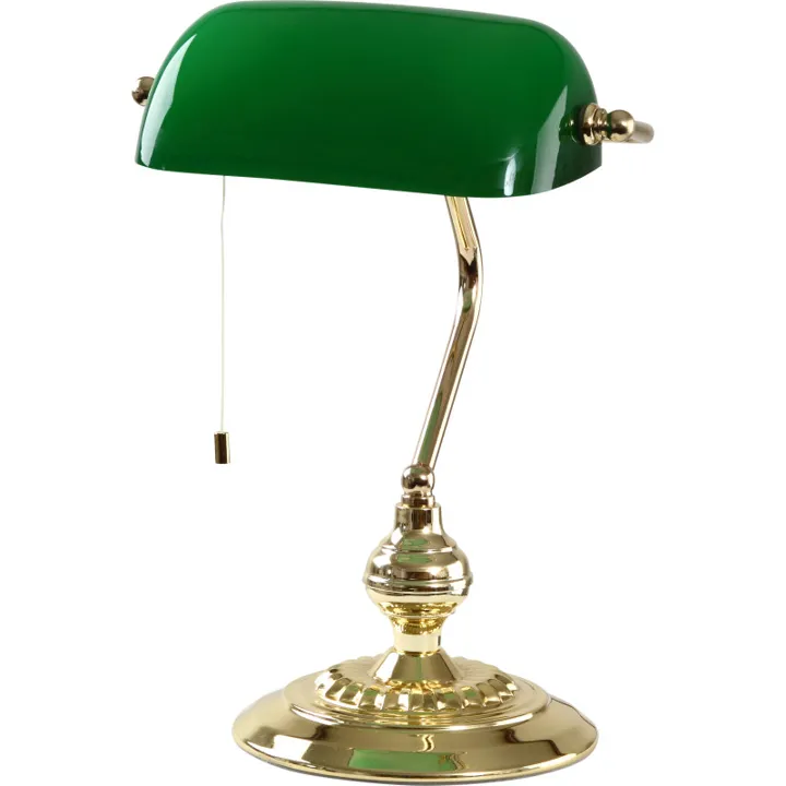 Eglo Banker , grøn/messing – bordlampe — produktfoto