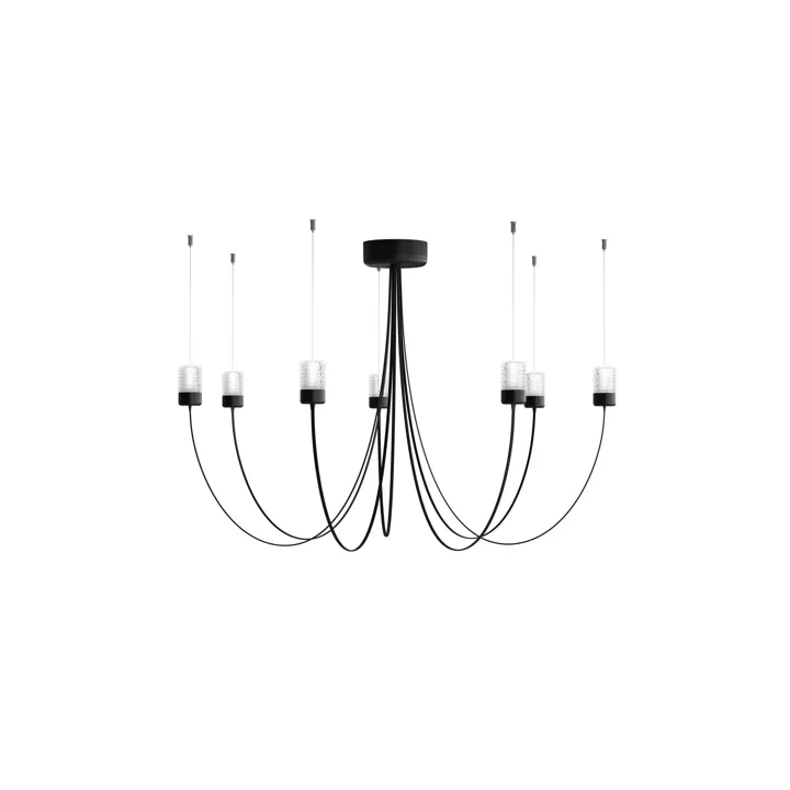 Moooi Gravity 7 Sort – pendel — produktfoto