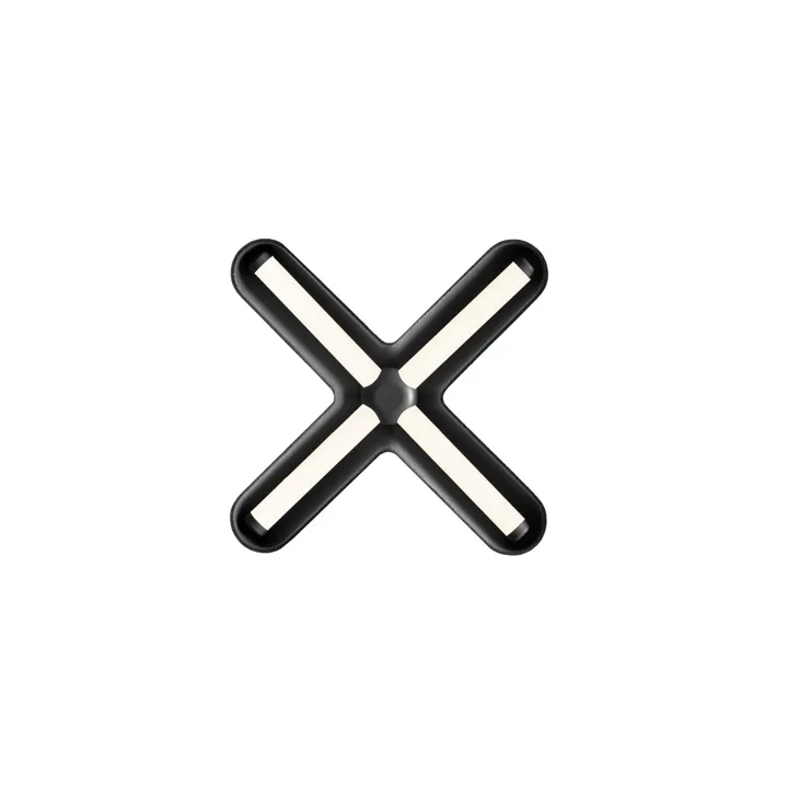 Loom Design Fuzz Sort – væglampe — produktfoto