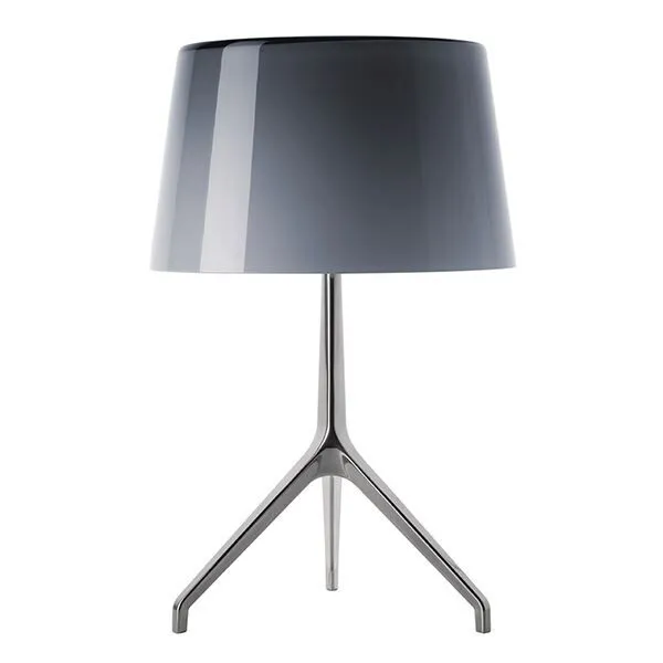 Foscarini Lumiere Xxl Grå Aluminium – bordlampe — produktfoto