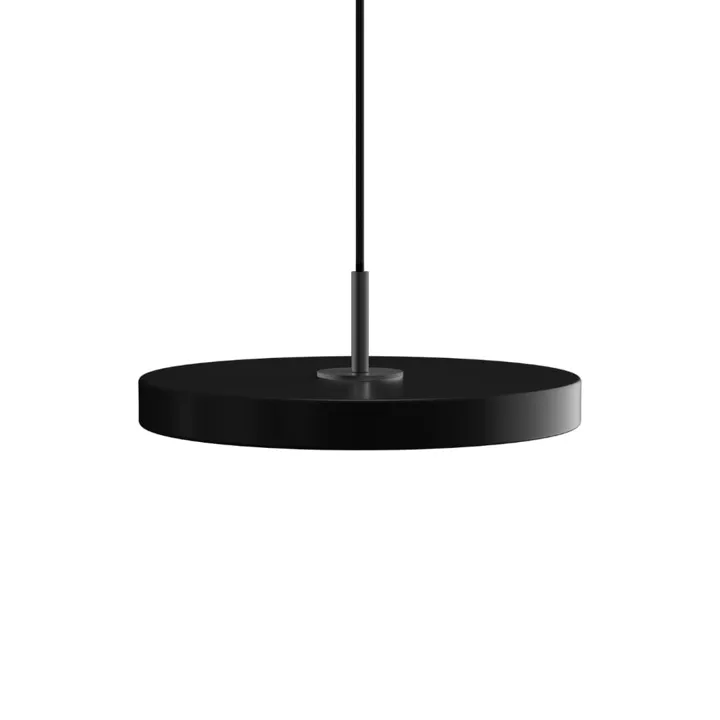 Umage Asteria Plus Mini Black m/ Sorttop – pendel — produktfoto
