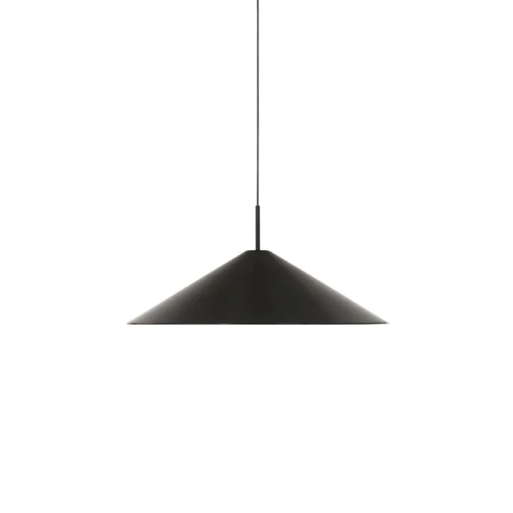 New Works Brolly Anodiseret Sort Ø70 – pendel — produktfoto
