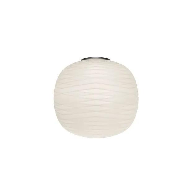 Foscarini Gem Semi Grafit/ Hvid – væglampe — produktfoto