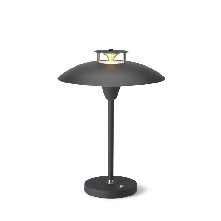 Halo Design Stepp 1-2-3 Sort – transportabel bordlampe — produktfoto