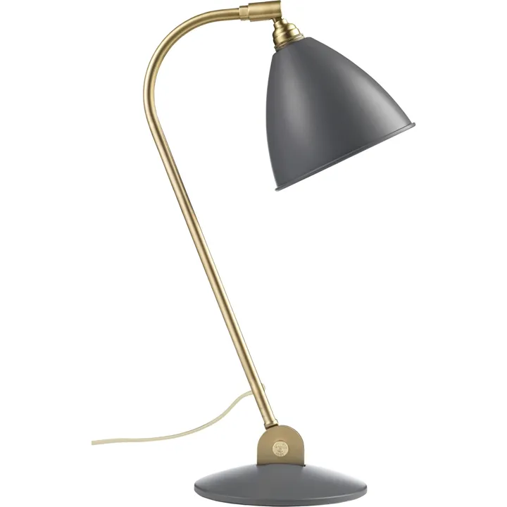 GUBI Bestlite BL2 Grå/Messing – bordlampe — produktfoto