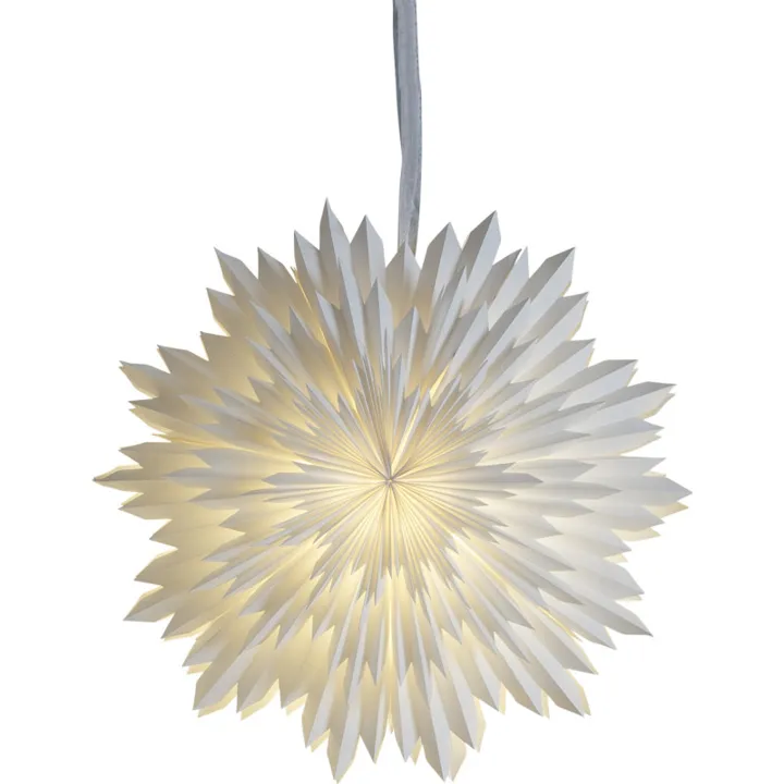 Star Trading Ice julestjerne med lys, 50 cm, hvid – dekorationslys — produktfoto