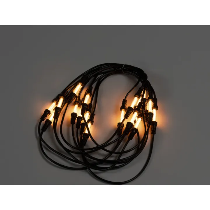 Konstsmide til flagstang, 100 ravfarvede lys, 6 meter – lyskæde — produktfoto