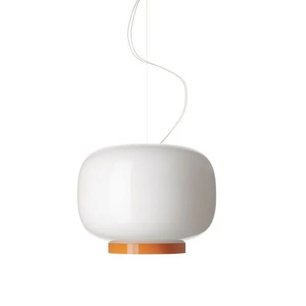 Foscarini Chouchin Reverse Hvid & Orange – pendel — produktfoto
