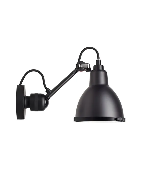 La Lampe Gras N304 Badeværelse Mat Sort – væglampe — produktfoto