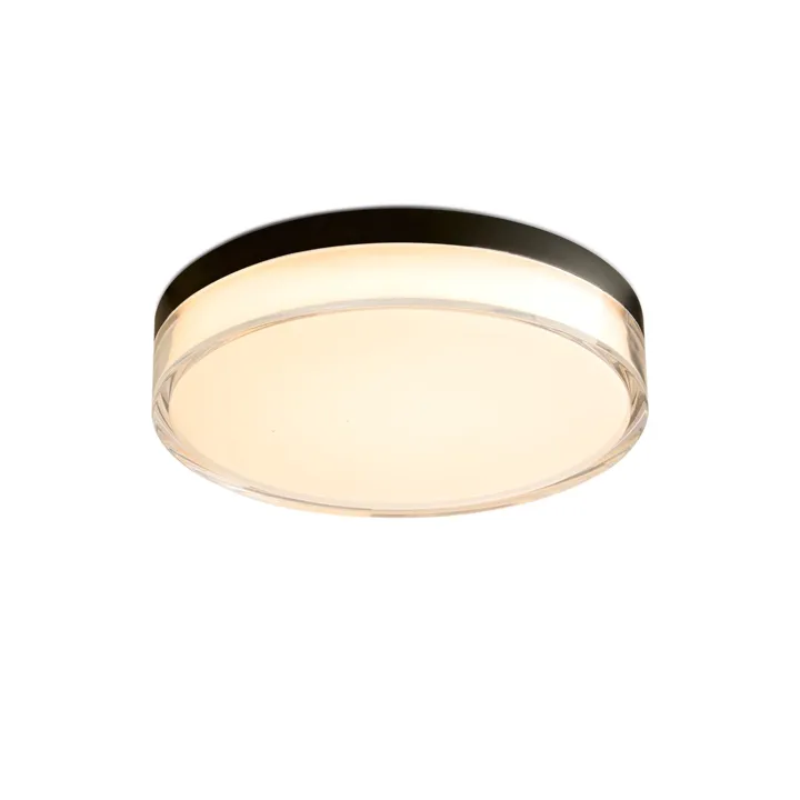 Halo Design Clear Ø28 Akryl/Sort – loftlampe — produktfoto
