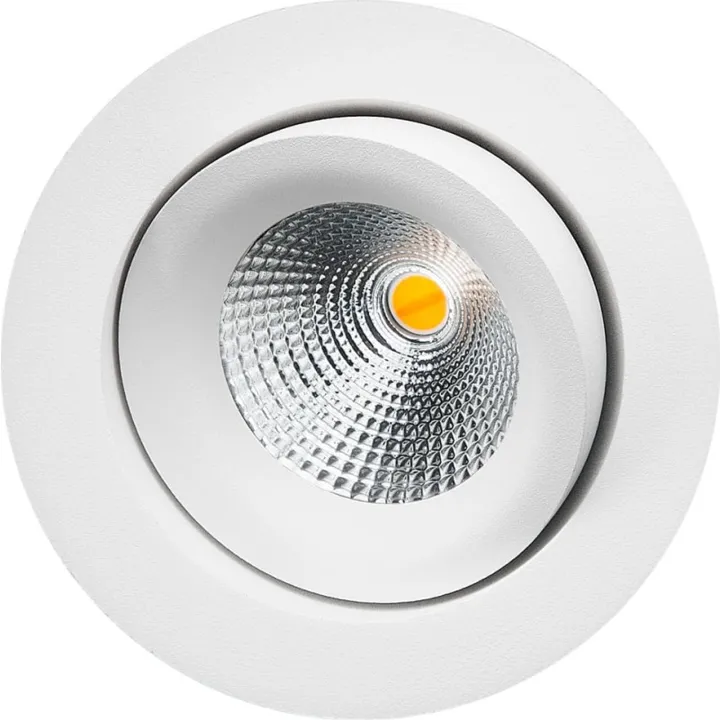 SG Armaturen SG Junistar Lux Isosafe indbygningsspot, hvid – indbygningsspot — produktfoto