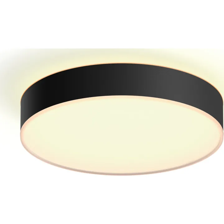 Philips Hue Enrave , sort, Ø38 cm – loftlampe — produktfoto