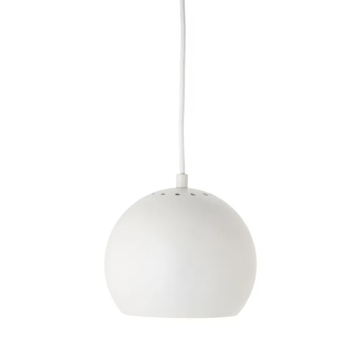 Frandsen Ball Ø18 cm Mat Hvid – pendel — produktfoto