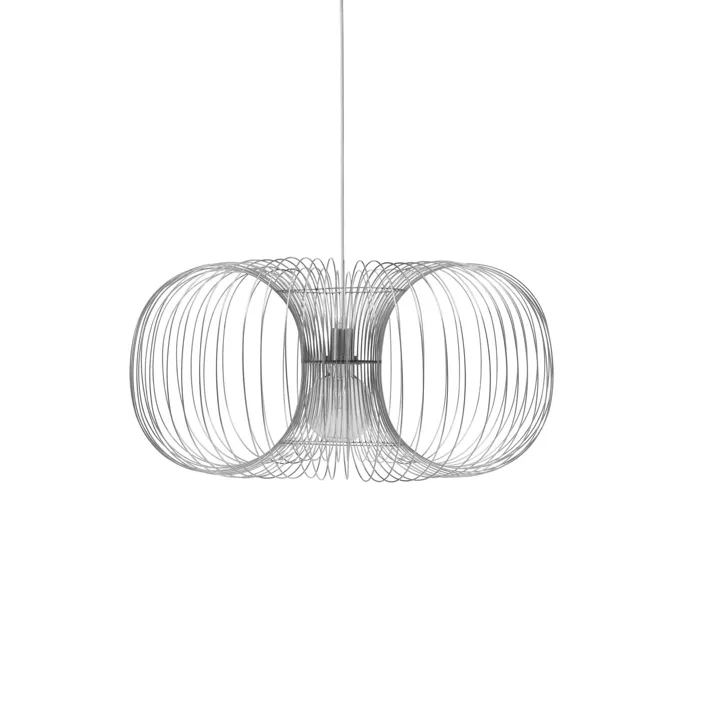 Normann Copenhagen Coil Stål Ø90 – pendel — produktfoto