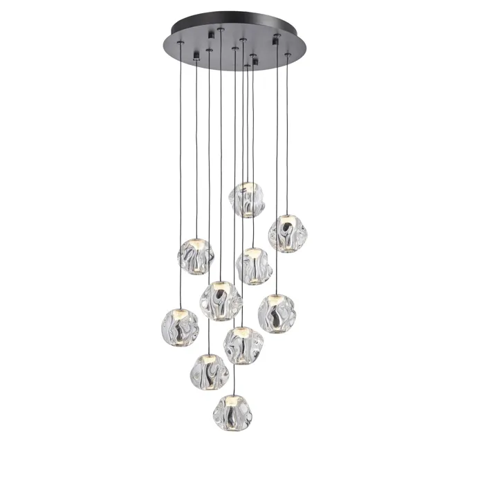 Loom Design Ice Ball 10 Transparant – pendel — produktfoto
