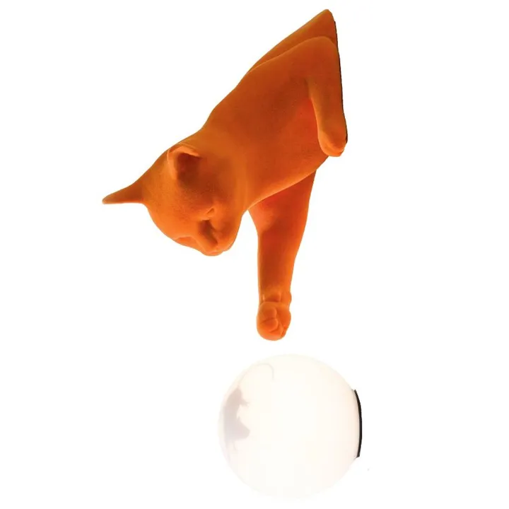 Karman Maoo Orange Velvet – væglampe — produktfoto