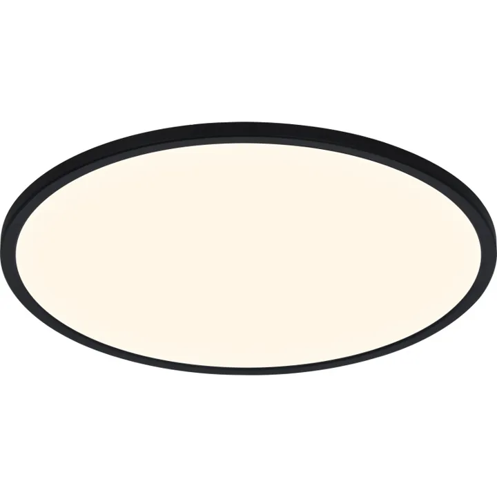Nordlux Oja Bath dæmpbar , kelvinskift, sort, Ø42 cm – loftlampe — produktfoto