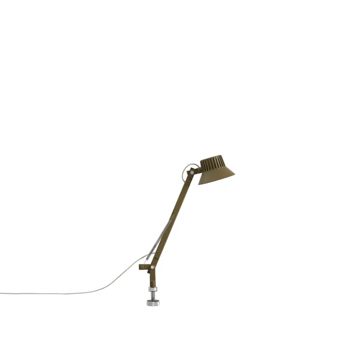 Muuto Dedicate S1 Med Pin Brungrøn – bordlampe — produktfoto