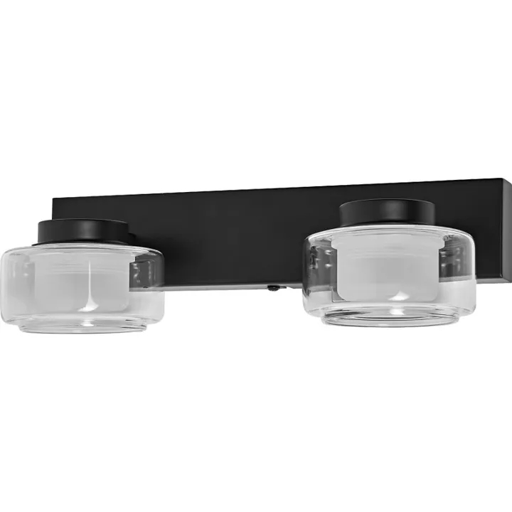 Osram Orbis Flame spejllampe, 3000-4000K, sort, 30 cm – væglampe — produktfoto