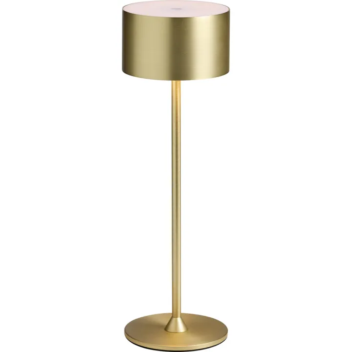 Nielsen Light Bistro genopladelig , børstet messing – bordlampe — produktfoto
