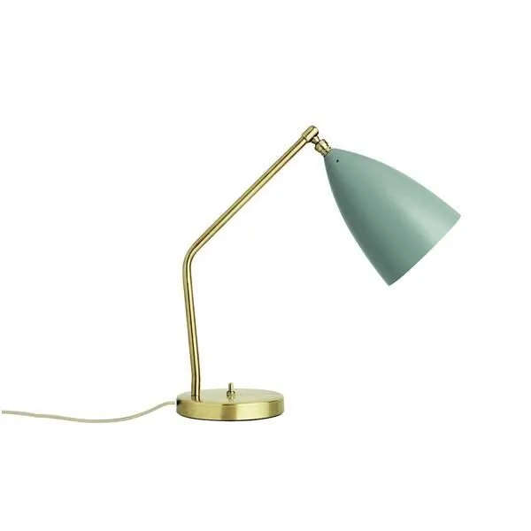 GUBI Grossman Collection Gräshoppa Task Blå Grå – bordlampe — produktfoto