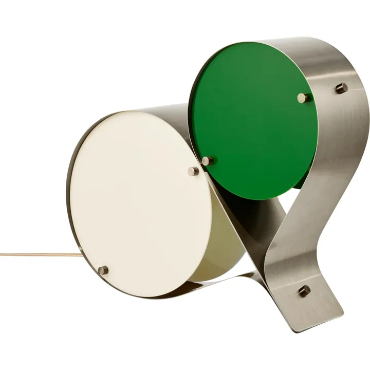GUBI Coppia Ivory/Clover – bordlampe — produktfoto