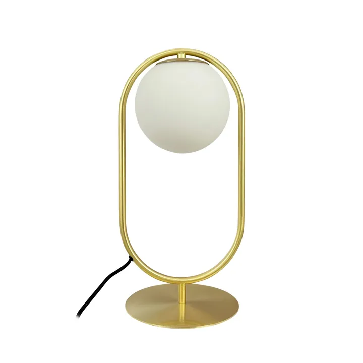 Dyberg Larsen French Collection Reims Messing/Hvid – bordlampe — produktfoto