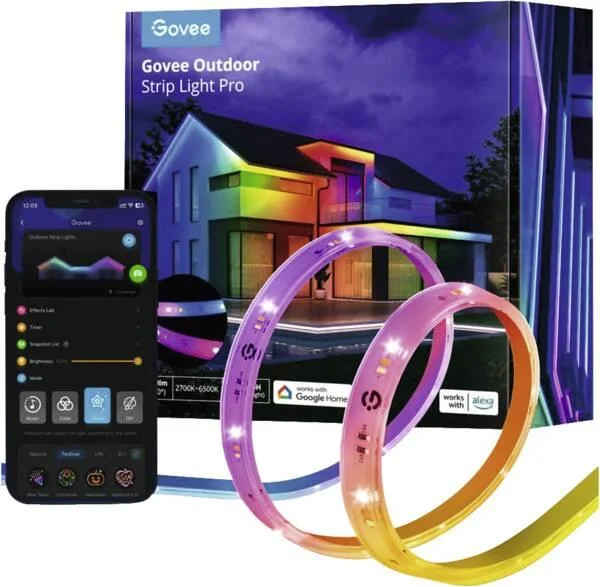 Govee H70A13D1 Intelligent LED lysstrip WiFi 10 m (udendørs) – LED-strip — produktfoto