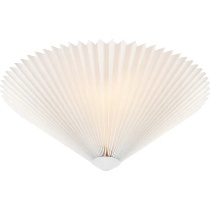 Markslöjd Plisado , hvid, Ø42 cm – loftlampe — produktfoto