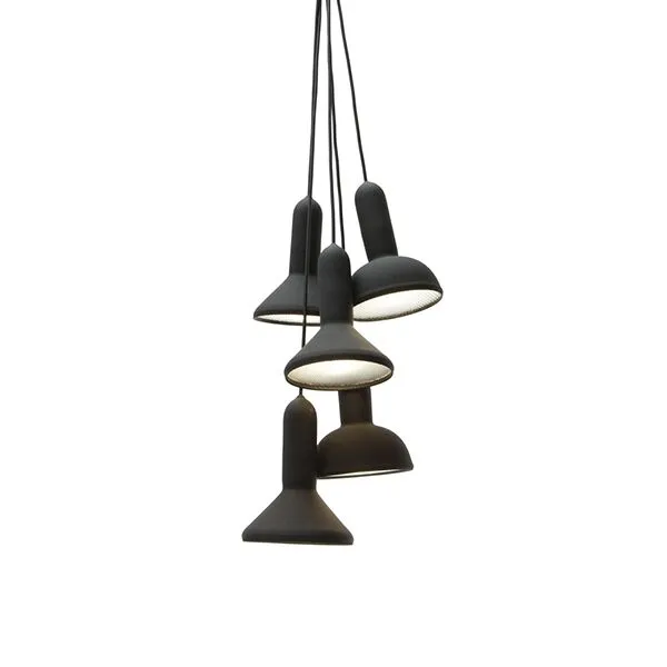 Established & Sons TORCH LIGHT S5 BUNCH H140 Sort – pendel — produktfoto