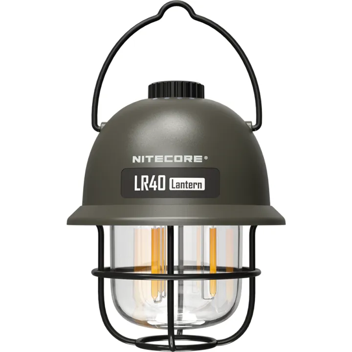 Nitecore lanterne, genopladelig, grøn – udendørslampe — produktfoto