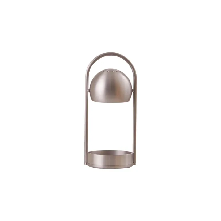 Frandsen Ball Transportabel Børstet Aluminium – transportabel bordlampe — produktfoto