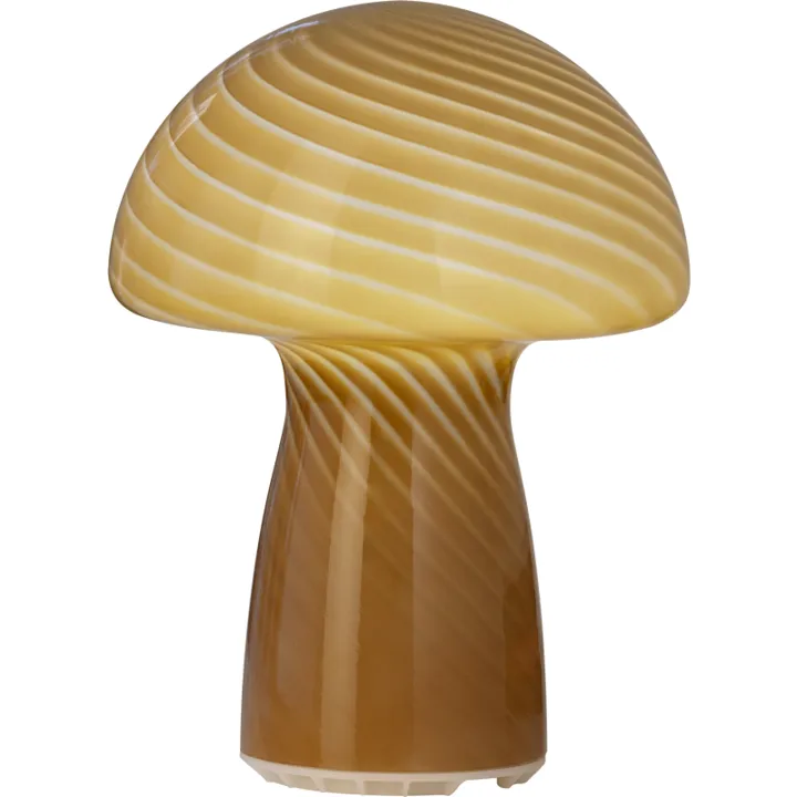 Veli Line Mushroom genopladelig , brun – bordlampe — produktfoto
