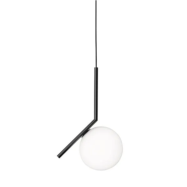Flos IC S1 Mat Sort – pendel — produktfoto