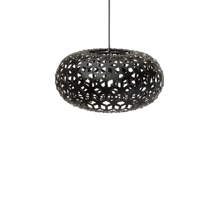 David Trubridge Snowflake Ø80 Sort 2 Sider – pendel — produktfoto