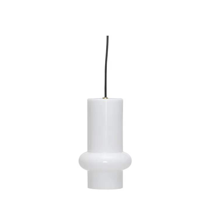 Hübsch Pilule Down Shiny White – pendel — produktfoto